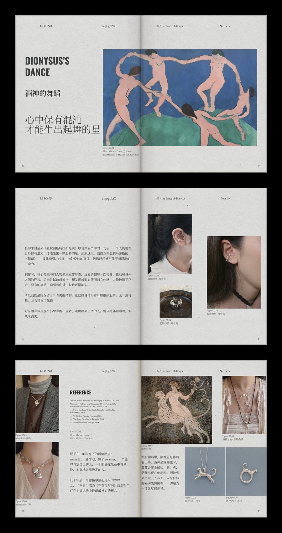 Dionysus’s Dance — book pages