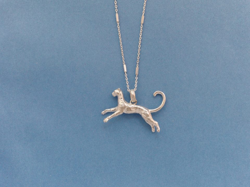 Le Fond Dionysus’ Leopard pendant, 925 silver, product photo (1)